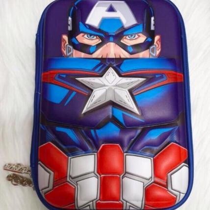 

see-97 Pencil Case SMIGGLE Karakter Emboss 6D / Tempat Pensil Anak LOL Unicorn Spiderman Little Pony Terlaris