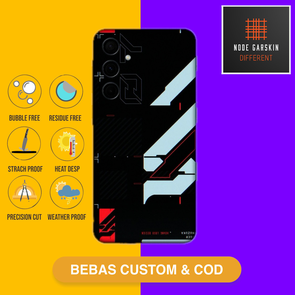 Garskin Skin Protector samsung a35 Fullbody - letter Kode - dz7h