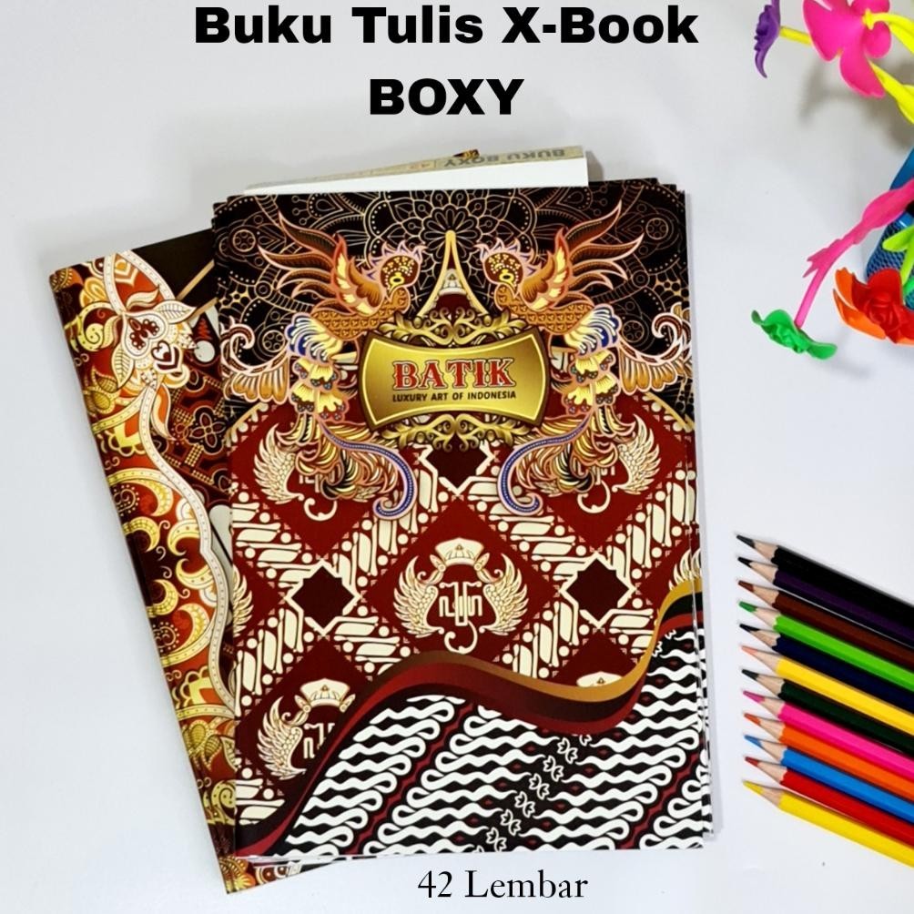 

Ready Sos Buku Tulis X-Book Boxy/Besar 50 Lembar (8Bk) / Buku Catatan / Buku Sekolah