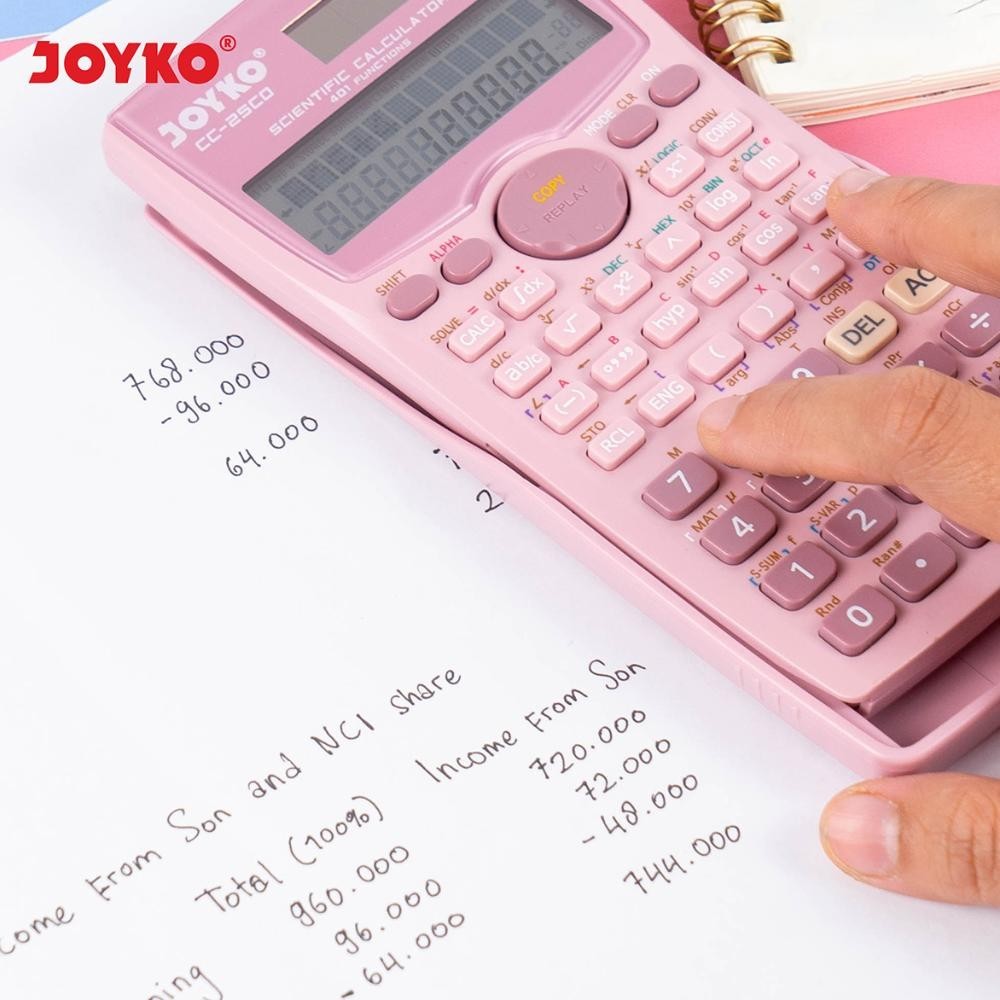 

see-97 Calculator Kalkulator Joyko CC-25 Scientific 401 Functions Termurah