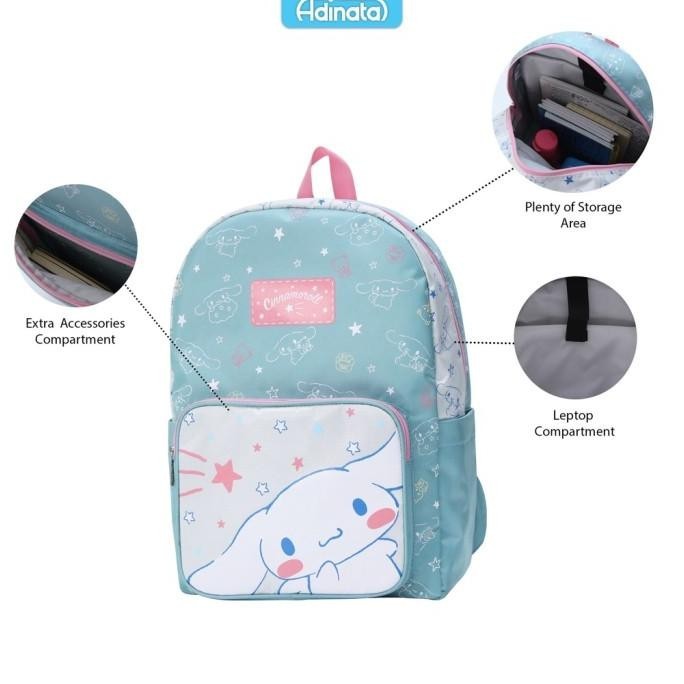 Cinnamoroll Cute Backpack XL - Adinata / Tas Ransel / Ransel Karakter