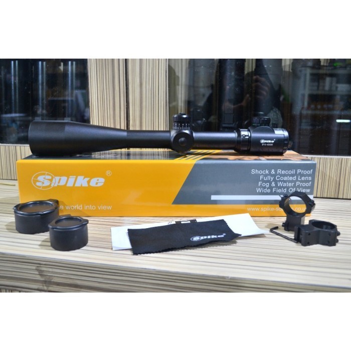 Telescope Teleskop Teropong Merk Spike 10-40X50 Sf
