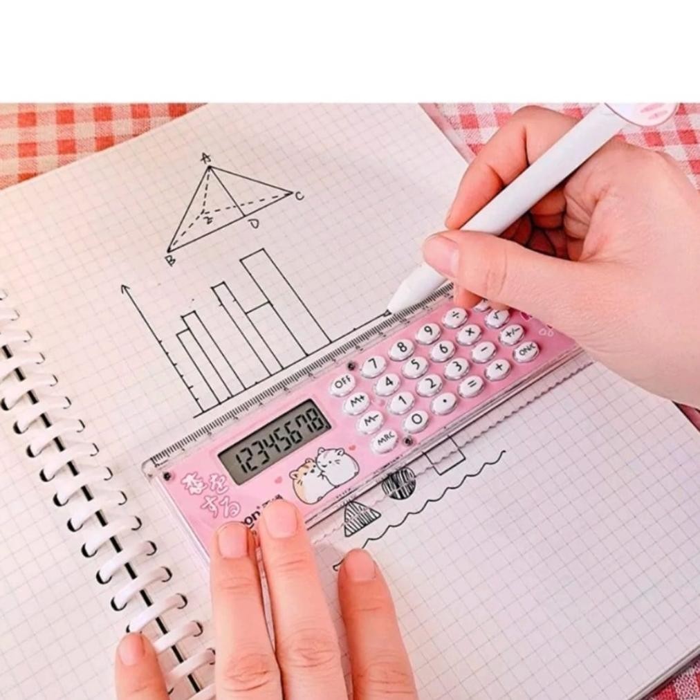 

VE29 2 IN 1 PENGGARIS KALKULATOR 15 CM 8 DIGIT MULTIFUNGSI Murah