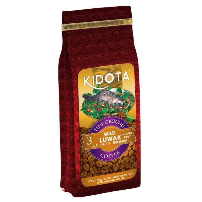 

Secrenada - Kopi Kidota Wild Luwak (Luwak Asli) Bubuk Halus (Fine) 100G
