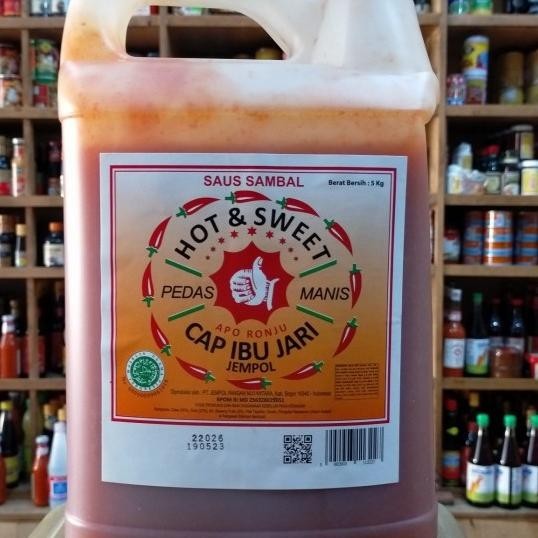 

Sambel Jempol Pedas Manis Cap Ibu Jari 5Kg