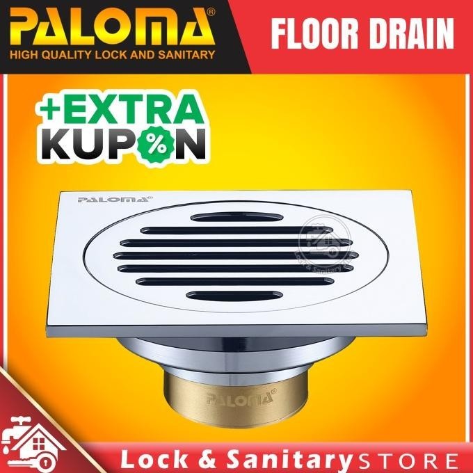 HARGA DISC - Floor Drain Paloma FDP 3101 Saringan Got Anti Bau Anti Kecoa