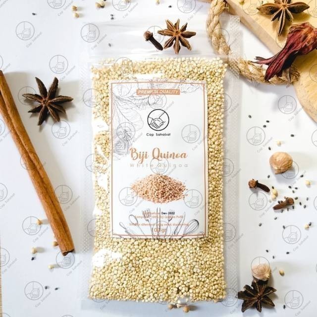 

100gr Biji Quinoa ORGANIK / White Quinoa Organic/ Rempah / JSR 100% PREMIUM QUALITY