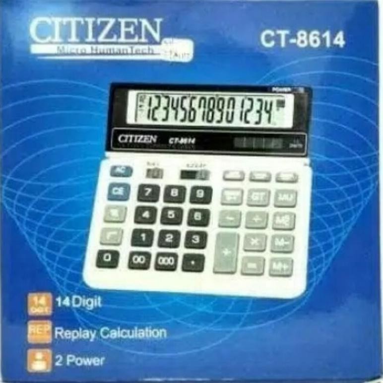 

dvc-78 COD Kalkulator Dagang Digits 14 Citizen Ct-8614 Murah Hemat