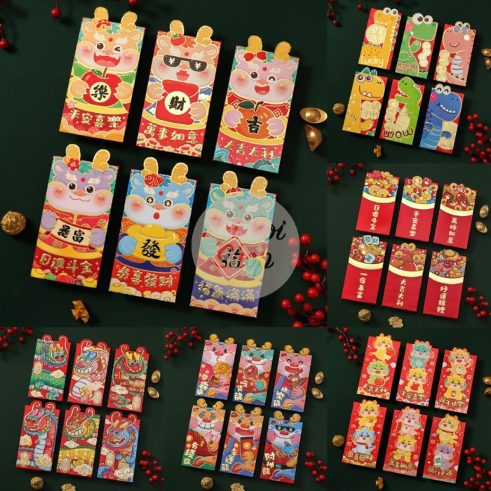 

Kualitas terbaik] Angpao Imlek Naga 2024 Angpau YS 3D Panjang Glossy V. 3D Shio Naga