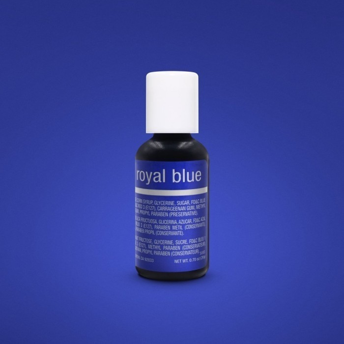 

Terlaris Royal Blue Chefmaster Liqua-Gel Food Coloring 20 ml SALE