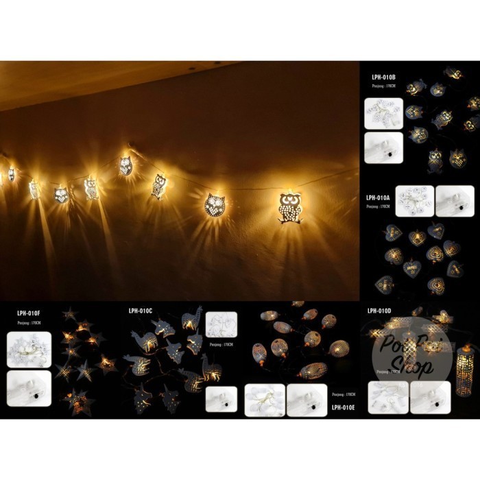 ```````] Lampu Hias Tumblr Dekorasi LED Lampu Kamar Tidur Gantung Estetik