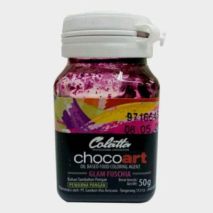 

Terlaris Colatta Choco Art Glam Fuschia Pewarna Makanan Chocoart 50 SALE