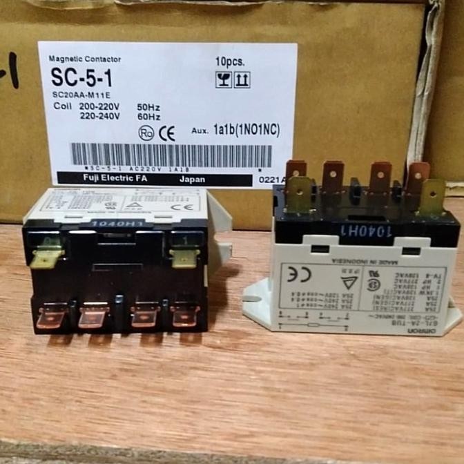 Relay Omron G7L-2A-Tub 25A Coil 220Vac