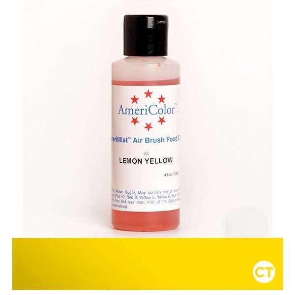 

Terlaris Americolor Airbrush Food Color - Lemon Yellow 128gr SALE