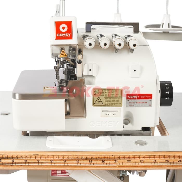 Mesin Obras Jahit GEMSY GEM7700 / GEM 7700-04 - Obras Benang 4 Industrial