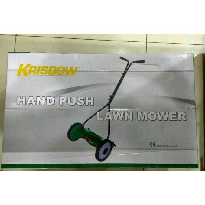Krisbow Alat Potong Rumput Dorong Manual 12 Inc  Ready