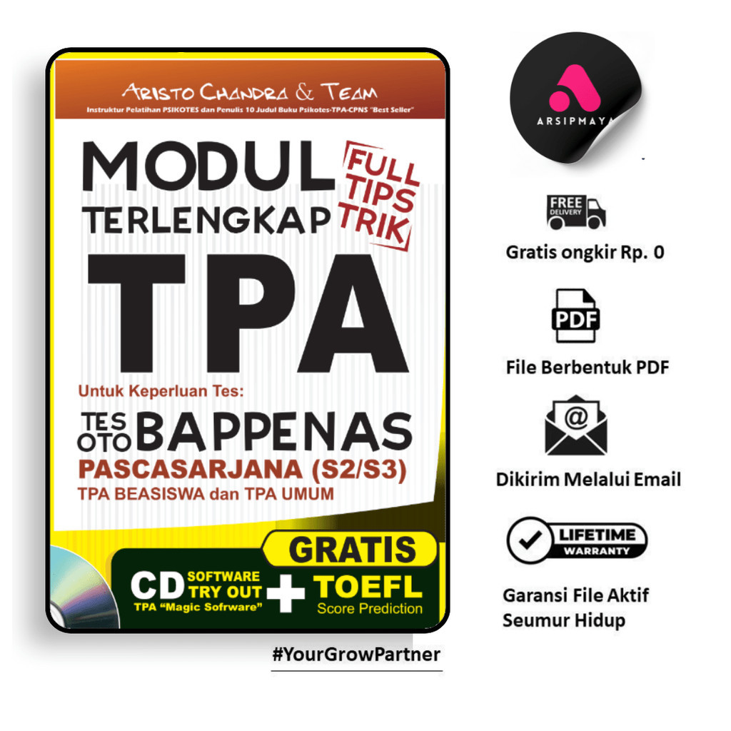 

141. MODUL TERLENGKAP TPA FULL TIPS DAN TRICK - [-]