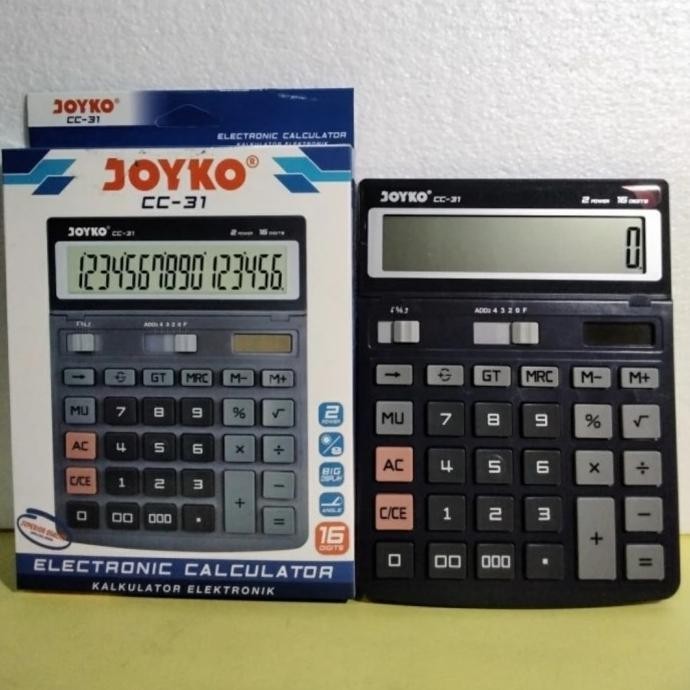 

NEW JOYKO CC-31 Kalkukator Pajak 16 Digit / Akuntansi Calculator Big LCD