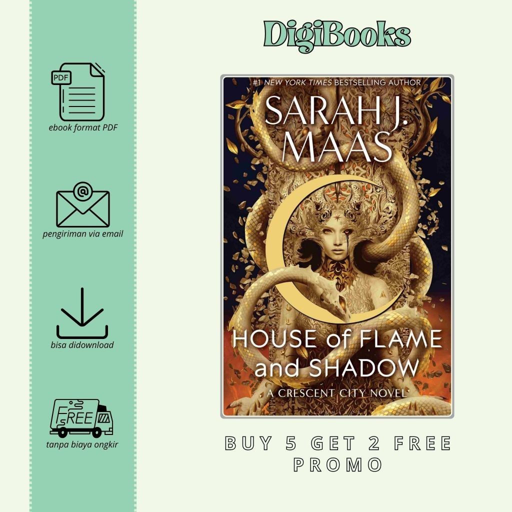 

House of Flame and Shadow - Crescent City 03 - Sarah J. Maas (Bahasa Inggris)