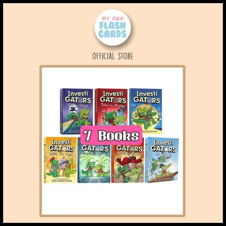 

Investigators Set 7 Books Children Imported Full Color Comic Book Kids