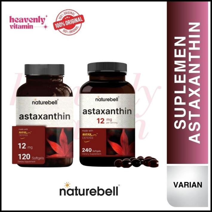 Naturebell Astaxanthin 12Mg - 120 Softgels