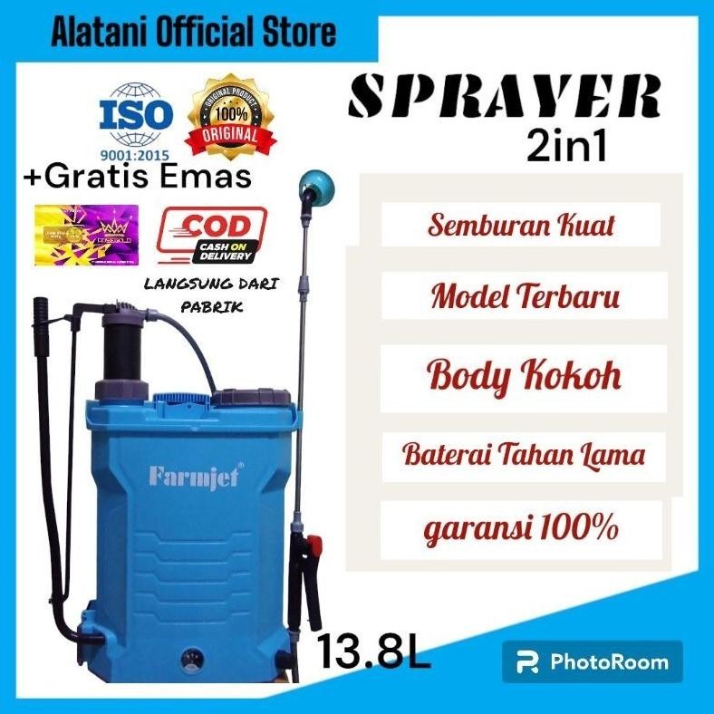 FARMJET SPRAYER 13.8 LITER 2IN1(601) ( ELEKTRIK & MANUAL)(601)