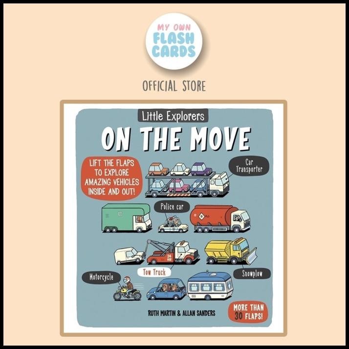 

Little Explorers On The Move Buku Edukasi Anak Transportasi Lift Flap