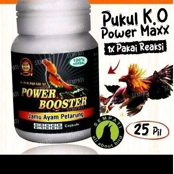 POWER BOOSTER VITAMIN JAMU HERBAL KAMLANG RAWATAN AYAM ADUAN