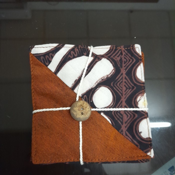 Tatakan Gelas Kain Batik Cap Set 6