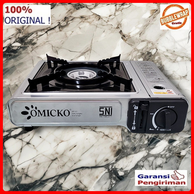 KOMPOR PORTABLE KOMPOR GAS PORTABLE 2 FUNGSI TECSTAR (TECSTAR 388 PGC)