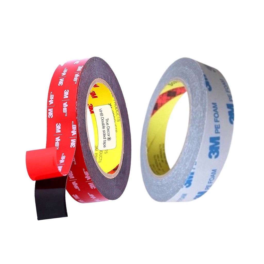 

PEREKAT DOUBLE TAPE 3M MERAH DAN PUTIH 2CM