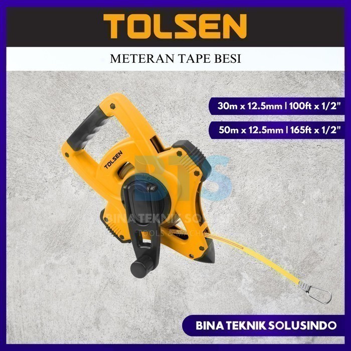 Tolsen Meteran Roll Besi Tancap 30 50 Mm / Meteran Roll Plat Besi