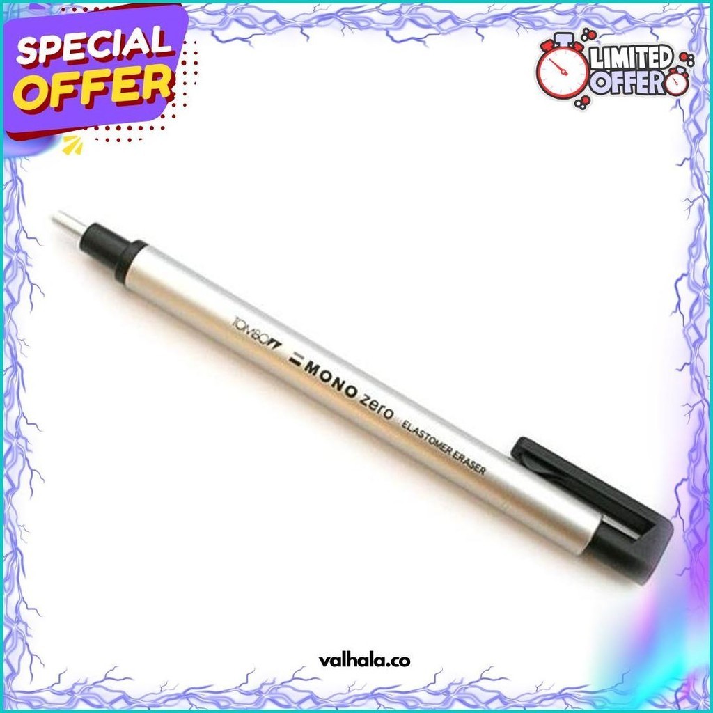 

(Dyi) Tombow Mono Zero Eraser Fine Circle 2.3 Mm (Black/ Silver)