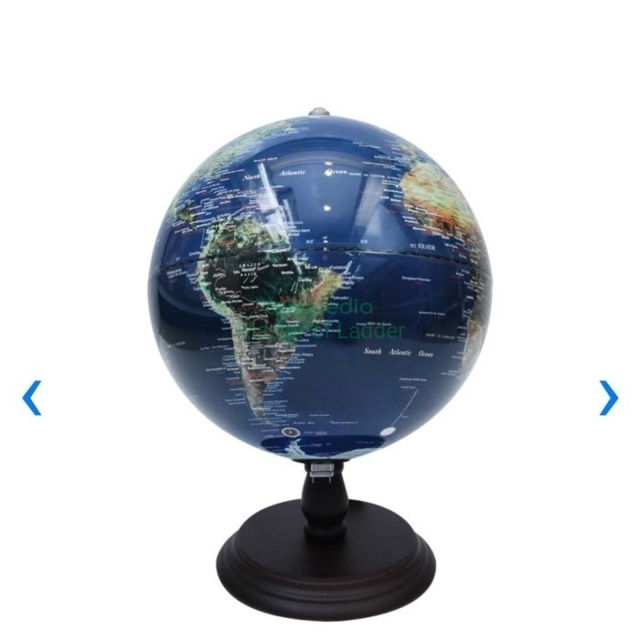 Ars Globe Peta Dunia / Odi Globe Nasa 25 Cm 10 Inch Dilengkapi Lampu