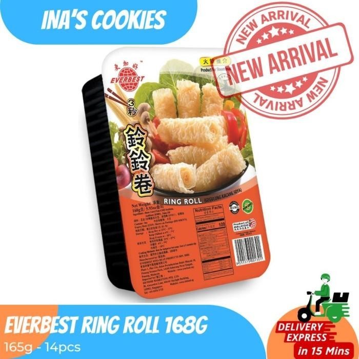 

Everbest Ring Roll - Kembang Tahu Gulung - Kulit Tahu 165g Kualitas Terbaik