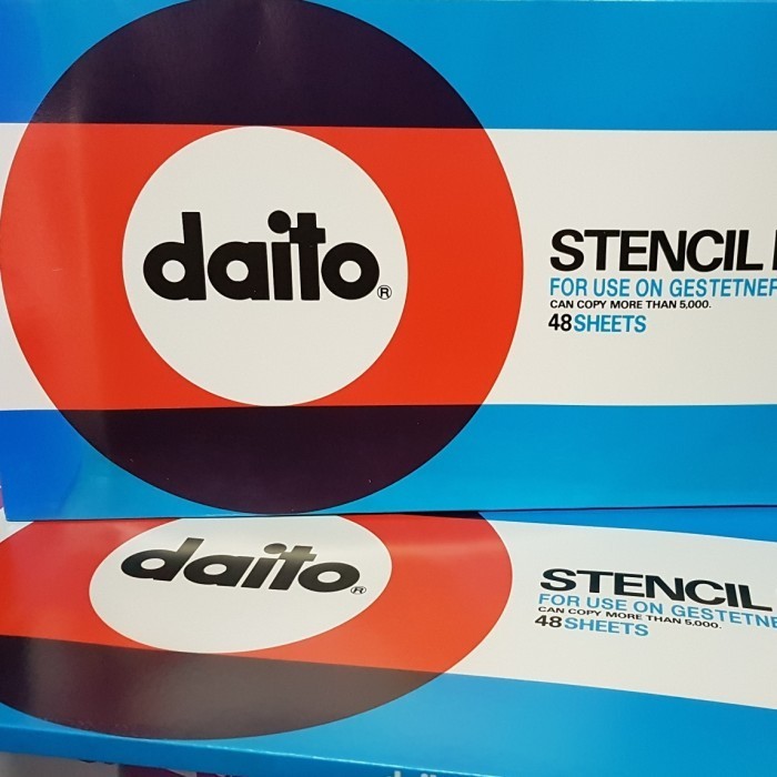 

Terbaru Daito - Stencil Papers Sheet Daito Paper Japan Kertas Stensil Promo Terlaris