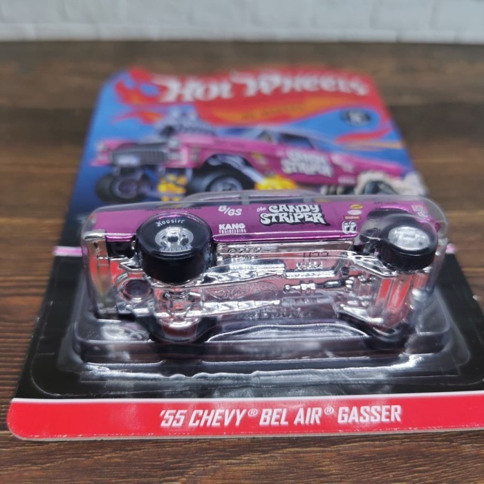 Terry Hot Wheels Candy Striper Pink Rlc 55 Chevy Bel Air Gasser Hotwheels