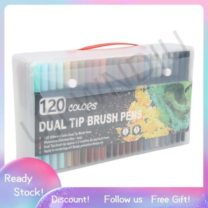 

Ujewndju Fine Tip Markers 120 Colors Marker Pens for Office School