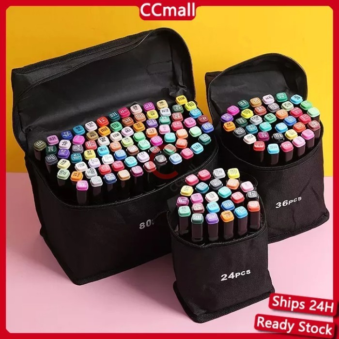 

120Pcs Spidol Touch Art Maker / Graphic Art Maker Pen Color / Spidol