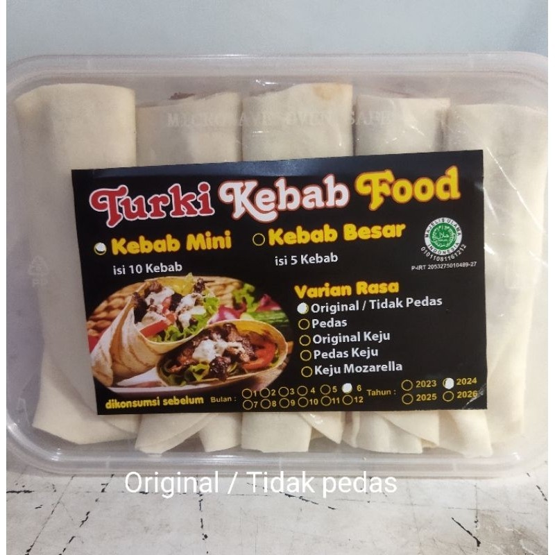 

Kebab Turki Mini Frozen isi 10 pcs