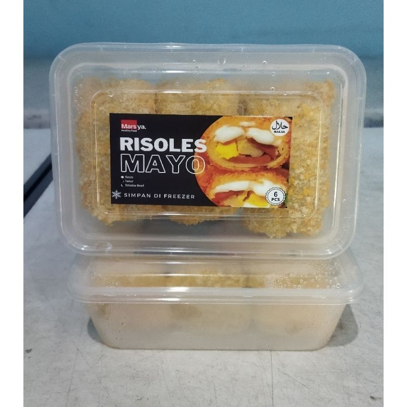 

Risoles beef telur Mayones Frozen Beku isi 6 pcs