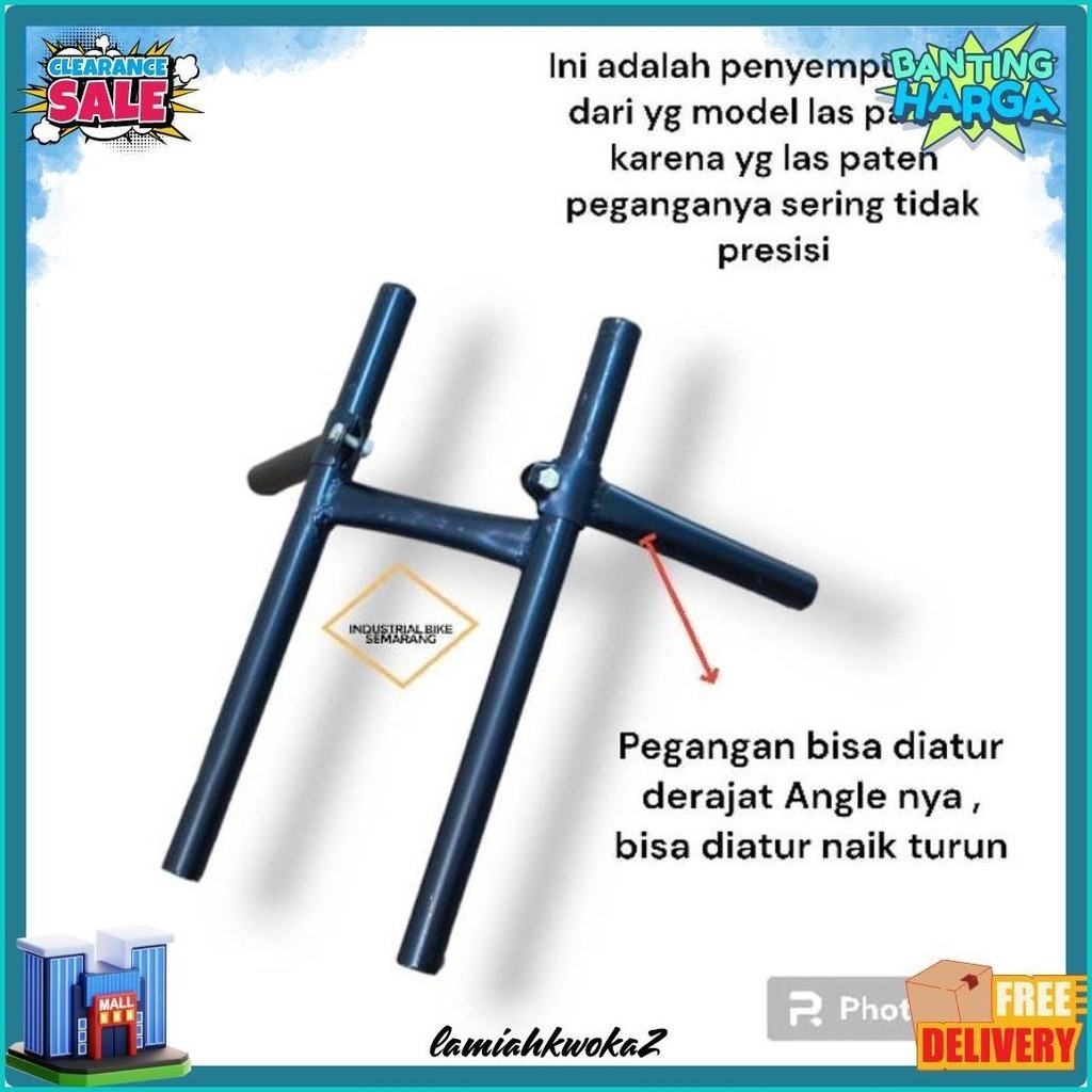 Stang Bmx H Stang Bmx Drag Handlebar Custom Sepeda Model Drag Race (Murmer)