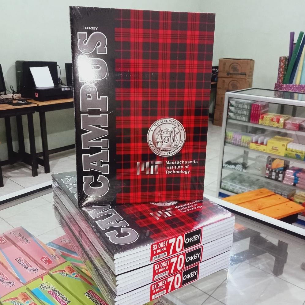 

BUKU TULIS PANJANG BOXY CAMPUS OKEY 70 LEMBAR | ISI 5 PCS FLASH SALE