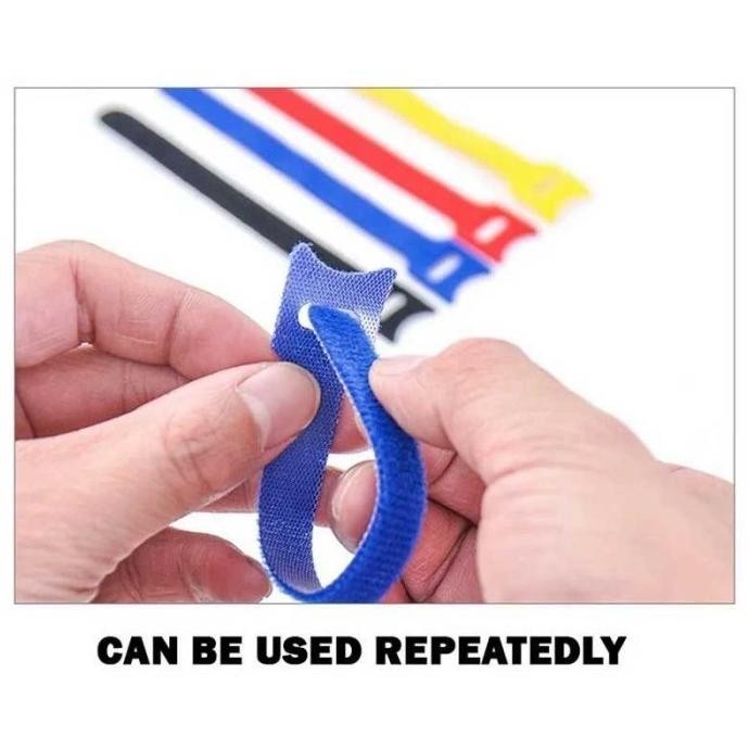 

:::::::] Perekat Strap Kabel Serbaguna Nylon Cable Management 150mm x 12mm