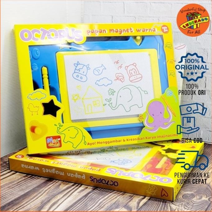 

^%^%^%^%] Papan tulis octopus 98011 / papan tulis magnet warna / papan tulis belajar menulis menggambar