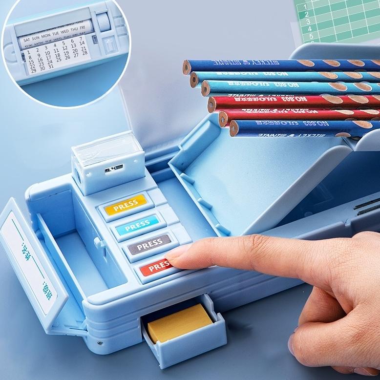 

Matougui Kotak alat tulis multifungsi berpenampilan tinggi dengan banyak pola dan kotak alat tulis berlapis ganda TERLARIS