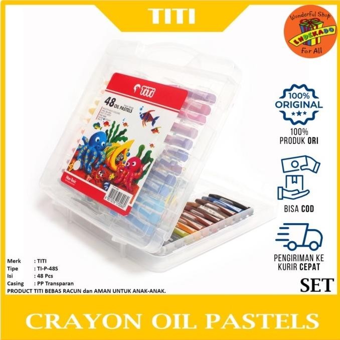

hanya disini] TITI Oil Pastel 48pc - Krayon Besar Anak