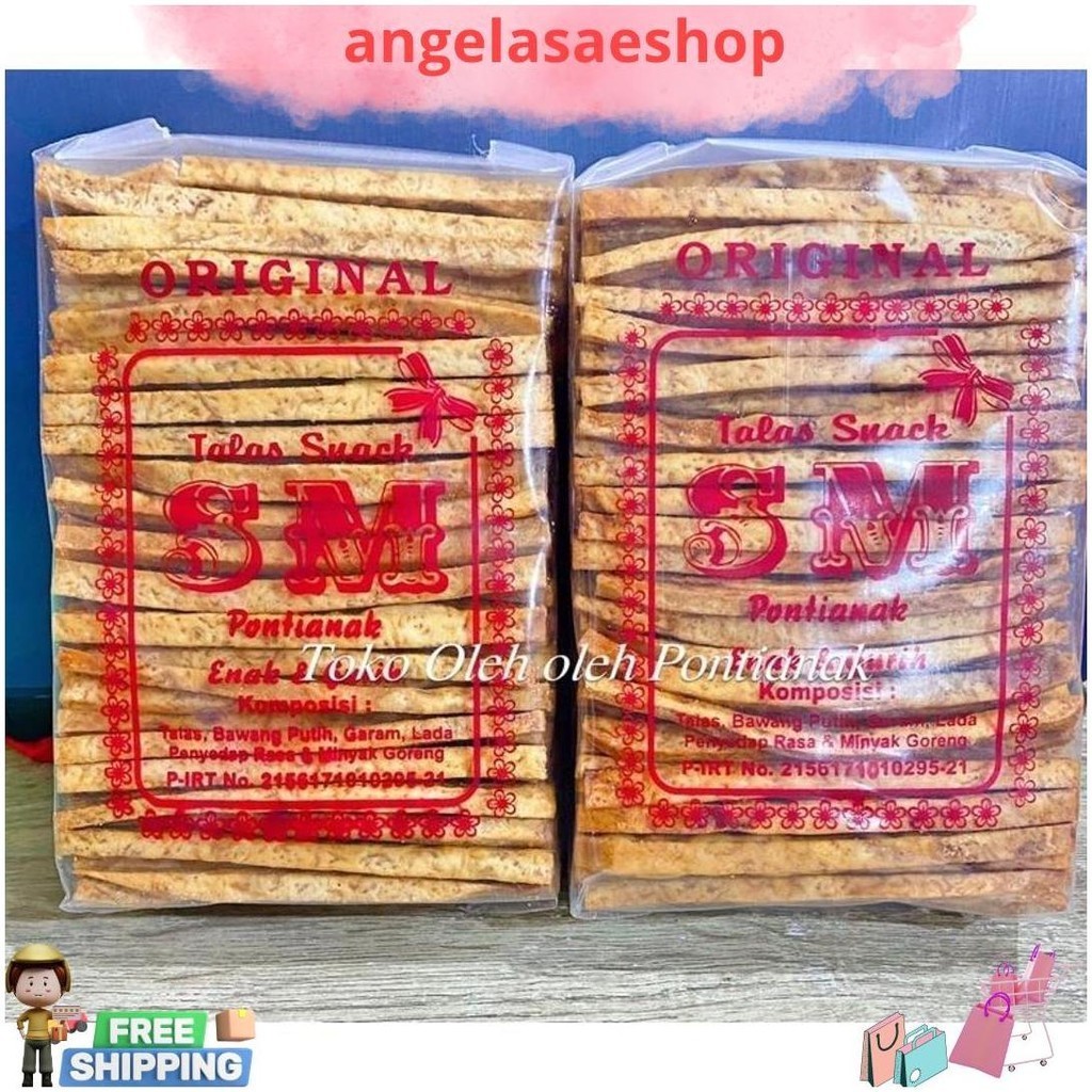 

Snack Talas Sm Susun Uk Besar 250G Khas Pontianak Siap Kirim