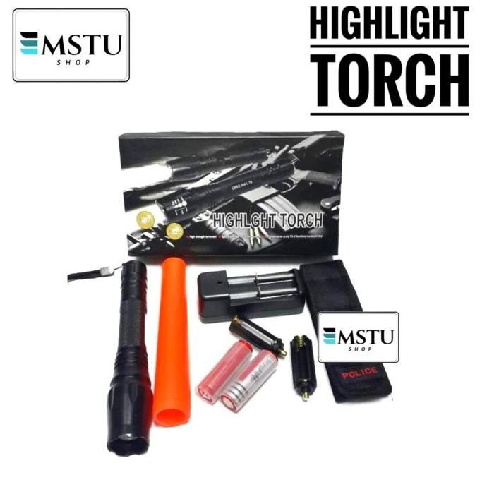 Special Price Highlight Torch (Senter 8802/ T6/ Police/ Cree/ Swat/ Cone/ Lampu)