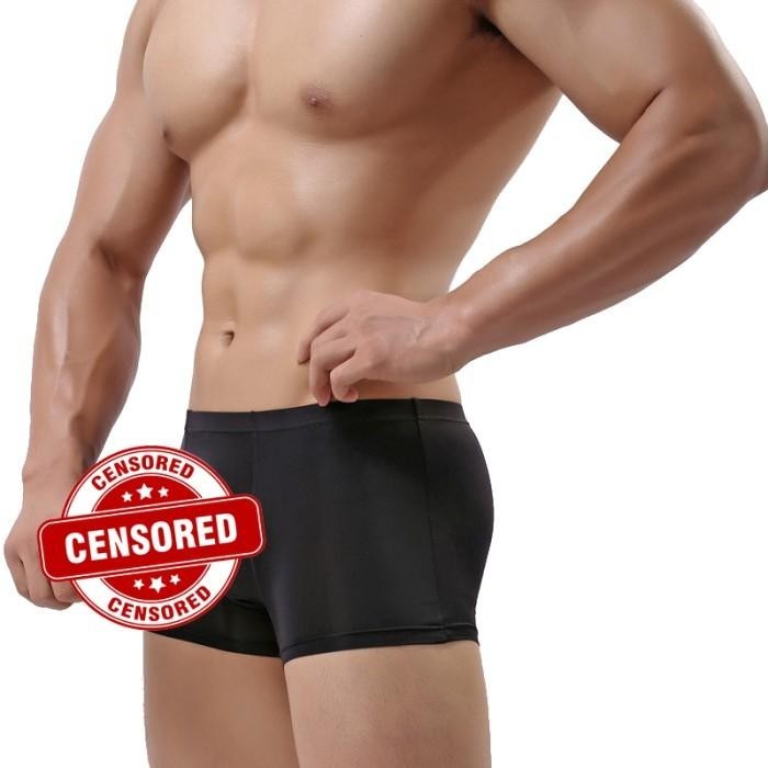 MEN BOXER BELALAI PRIA CELANA DALAM BELALAI PRIA BLACK    HIYEN GROSIR FENOMENAL 